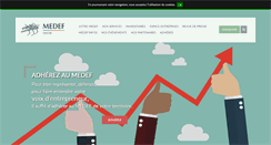 Desktop Screenshot of medef-savoie.fr